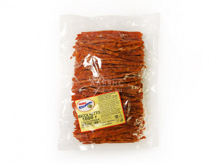 Рыба горячего копчения: Таранка с перцем