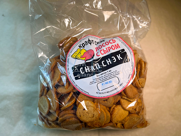 Снапсы ПШЕНИЧНЫЕ "Лосось с сыром" в Самаре