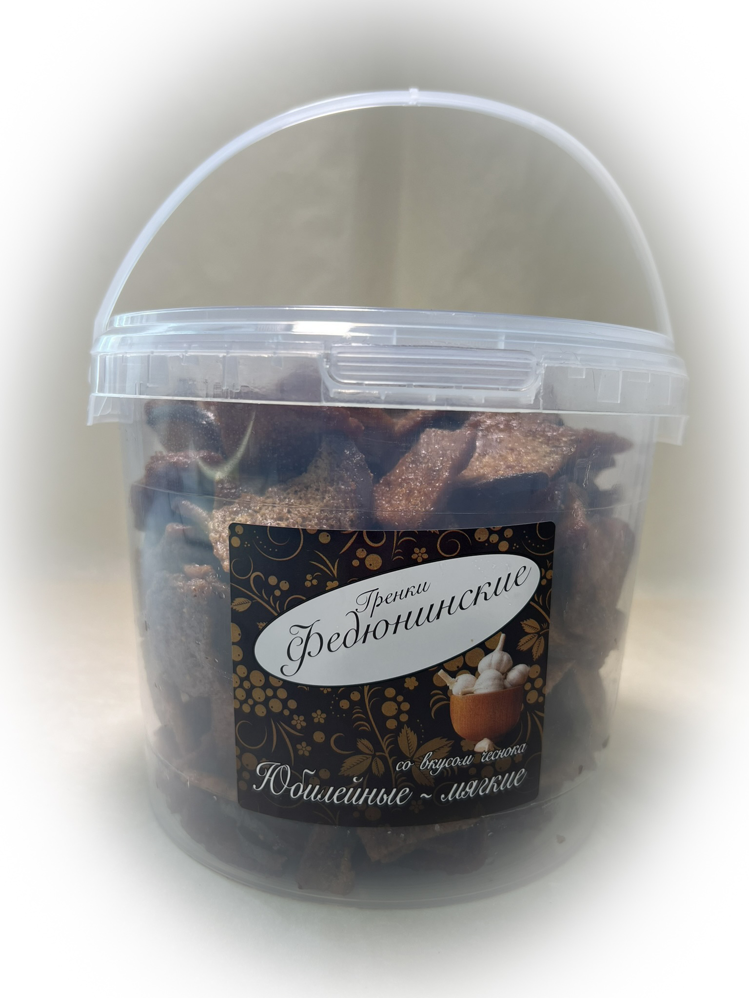 Гренки "ФЕДЮНИНСКИЕ" "Чеснок" (ведро 900 гр.) в Самаре