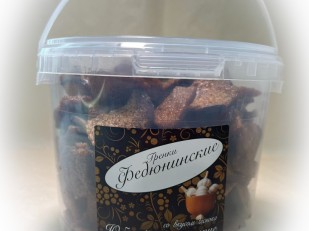 Сыр 60 гр ГОРНЫЙ СЫРОВАР (Паутинка копчёная): Гренки 