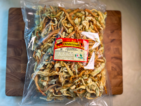 Нитка ЖАРЕНАЯ "Васаби" Oktobersnack 1 кг (сырный продукт) в Самаре
