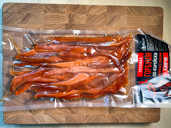 Горбуша соломка по-корейски в Самаре