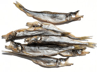 Мясные снеки: Корюшка (мелкая) вяленая (Камчатка)